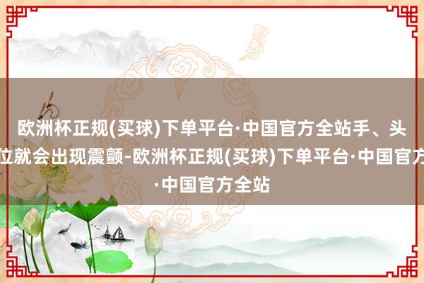 欧洲杯正规(买球)下单平台·中国官方全站手、头等部位就会出现震颤-欧洲杯正规(买球)下单平台·中国官方全站